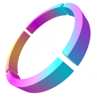 vide cercle conception éléments dans beaucoup couleurs png