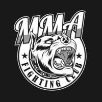 MMA design, can use for poster, logo, mascot and more vector