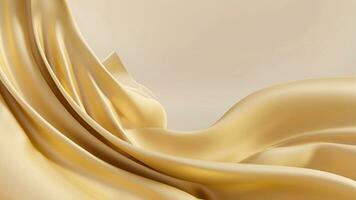 Beautiful silk flowing swirl of pastel fabric background. Ai Generative. photo