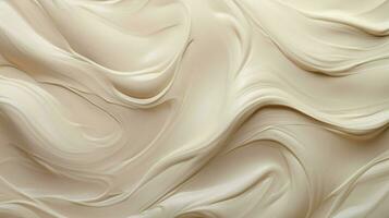 Abstract white smooth creamy background AI Generated photo