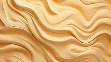 Abstract smooth creamy background AI Generated photo