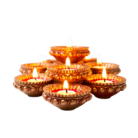 indisch Festival Diwali Diya Tag von Licht ai generativ png
