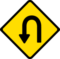 horquilla curva a izquierda, la carretera señales, advertencia señales iconos png