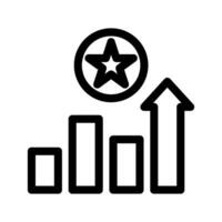 Bar Chart Icon Vector Symbol Design Illustration