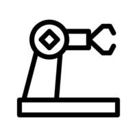 Robot Arm Icon Vector Symbol Design Illustration