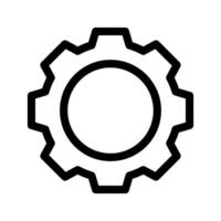 Gear Icon Vector Symbol Design Illustration