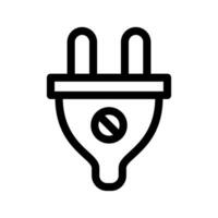 enchufe en icono vector símbolo diseño ilustración