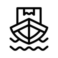 Sea Cargo Icon Vector Symbol Design Illustration