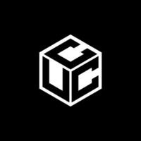 ucc letra logo diseño, inspiración para un único identidad. moderno elegancia y creativo diseño. filigrana tu éxito con el sorprendentes esta logo. vector