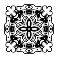 Decoratif Pattern, antique cheramic motif vector