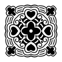 Decoratif Pattern, antique cheramic motif vector