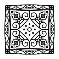 Decoratif Pattern, antique cheramic motif vector