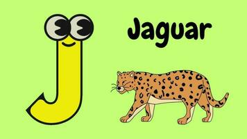 lära sig alfabet med djur- figur video