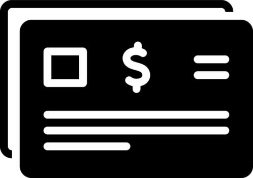 solid icon for bonds vector