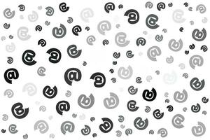 a black and white pattern with many different shapes vector