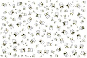 owls pattern design vector