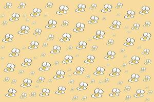 fried eggs pattern design vector