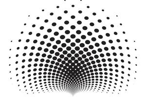 a black and white halftone dot pattern vector