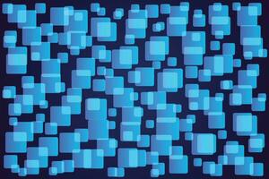 blue geometric shapes background vector