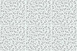 mobile phone pattern design vector