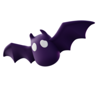 3d Halloween Bat icon png