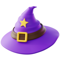 icône de chapeau de sorcière halloween png