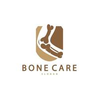 Minimalist Bone Health Logo Illustration Template Design vector