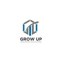 Investment Business Grow Company Logo vector