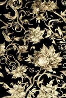 místico floral oro Arte foto