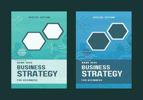 Modern Business Book Cover, Company Profile Brochure Cover Design Template vector