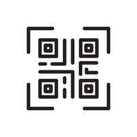 qr código icono ilustraciones vector gráficos