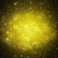 Gold Abstract Blurry Bokeh Background for Texture With Copy Space. photo