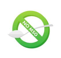 Msg free. Glutamate no added food package icon. Monosodium glutamate. Motion graphics 4k vector