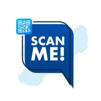 QR code for smartphone. Inscription scan me with smartphone icon. Qr code for payment. Motion graphics 4k vector