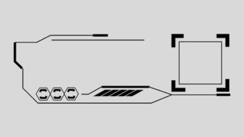 Sci-Fi Lower Thirds HUD Square and Circle video