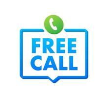 Free call. Information technology. Telephone icon. Customer service. Motion graphics 4k vector