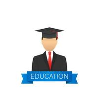 Education process. Educational hero website. Vector stock illustration.