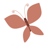 hermosa ilustración de mariposa png