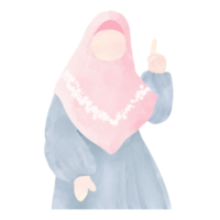 carino ragazza acquerello png