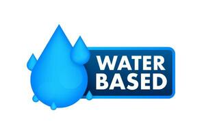 Water based product icon. Vector stock illustration.