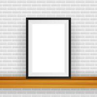 Rectangular Frame. Good For Display Your Projects. Blank For Exhibit vector