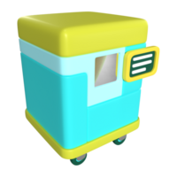 SLS 3D Printer 3D Illustration Icon