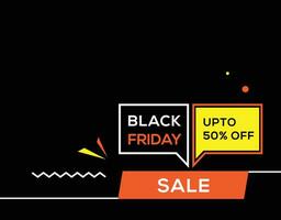 Black friday sale season isolated vector illustration business offer.