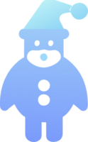bonhomme de neige pente icône png