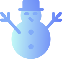 snowman gradient icon png