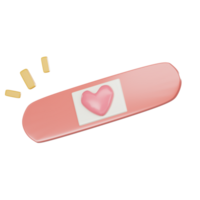 3d rose mignonne bandage png