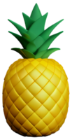 3d ananas illustrazione png