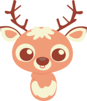 cartoon reindeer element png