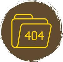 404 Error Vector Icon Design
