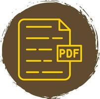 pdf documento vector icono diseño